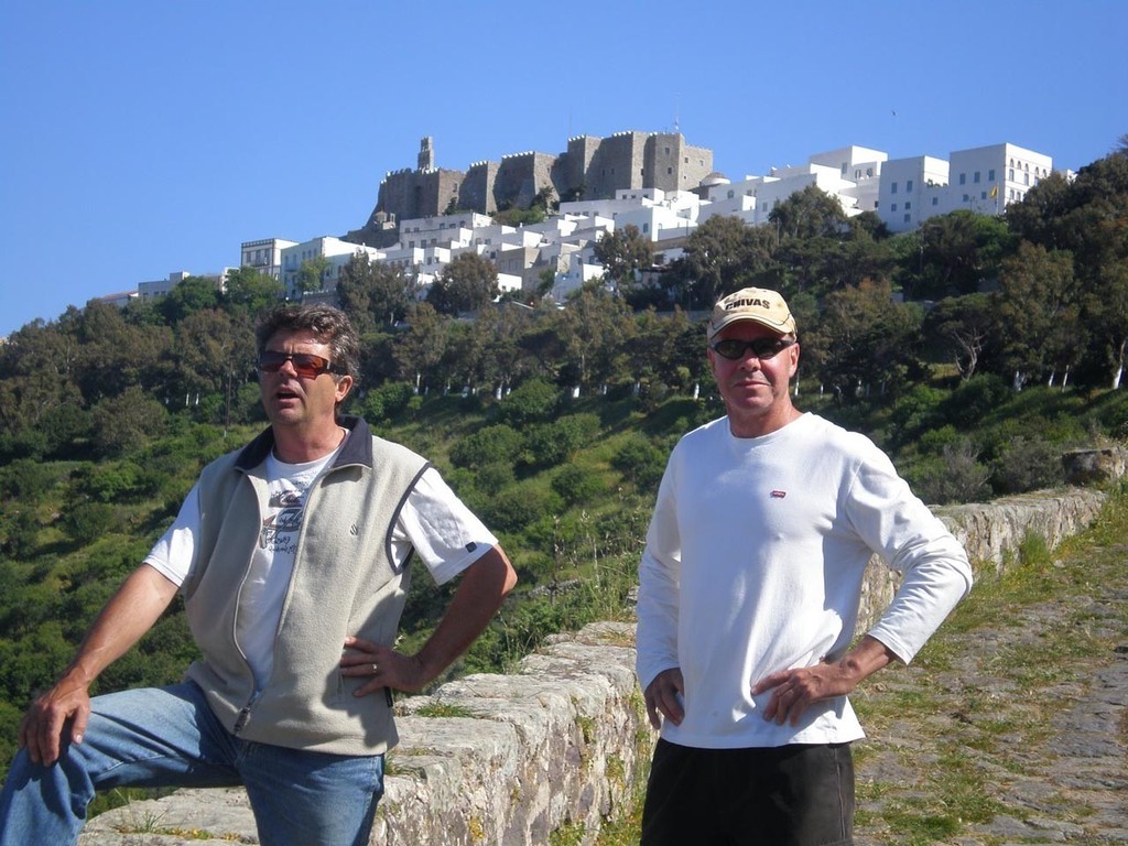 Mark and Gord stop to take in the view © Yacht Balvenie